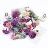 30/60 Stück Stickerei-Vasen Heimzimmer-Dekoration Hochzeit Braut-Accessoires Ausverkauf DIY-Bastelartikel Seiden-Nelke Künstliche Blumen