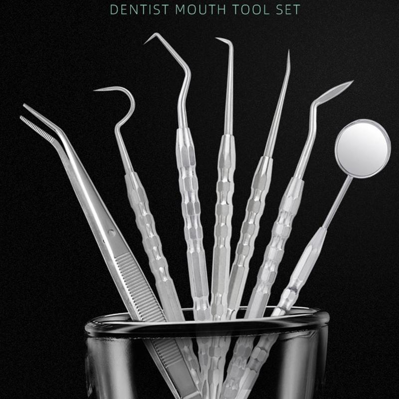 Buy 1pc Dental Mirror Steel Dental Dentist Prepared Tool Sickle