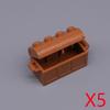 MOC City Scene Building Blocks Food Accessories Vegetable Fruit Shopping Cart Wine Bottle Toy