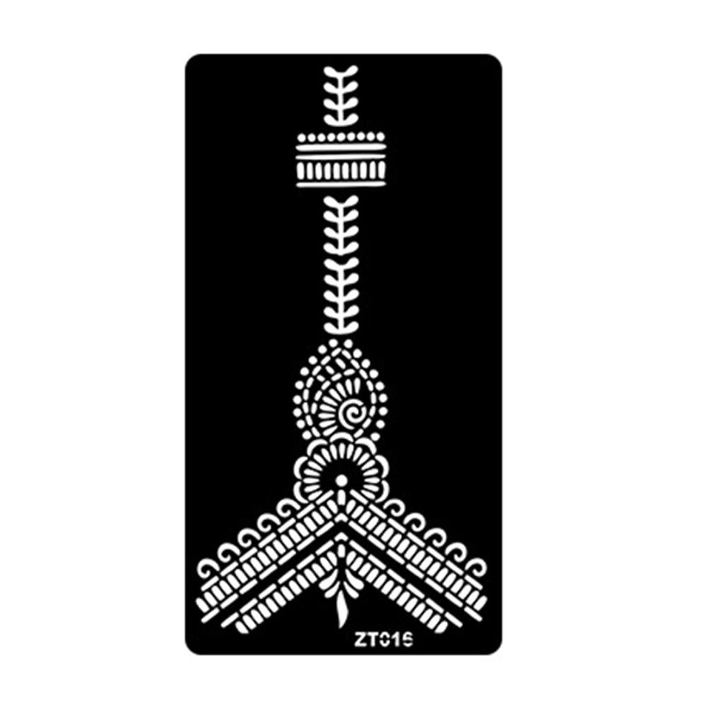 Personalized India Temporary Tattoo Ethnic Style Black Tattoo Decals Arm Foot Tattoos  Women Lady