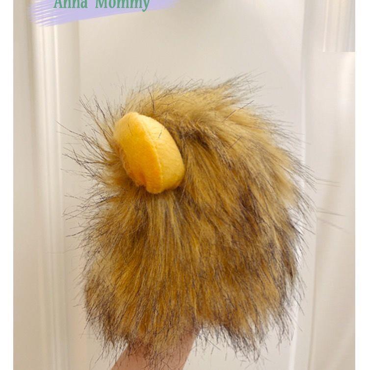 Cat & Small Dog Cute Lion Headgear with Rabbit Ears - Funny Pet Costume Accessories