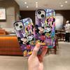 Double-Layer Disney Mickey Phone Case, Protective Cover Compatible with iPhone 7/8/11/12/13/14/15/16/17 Pro Max Plus