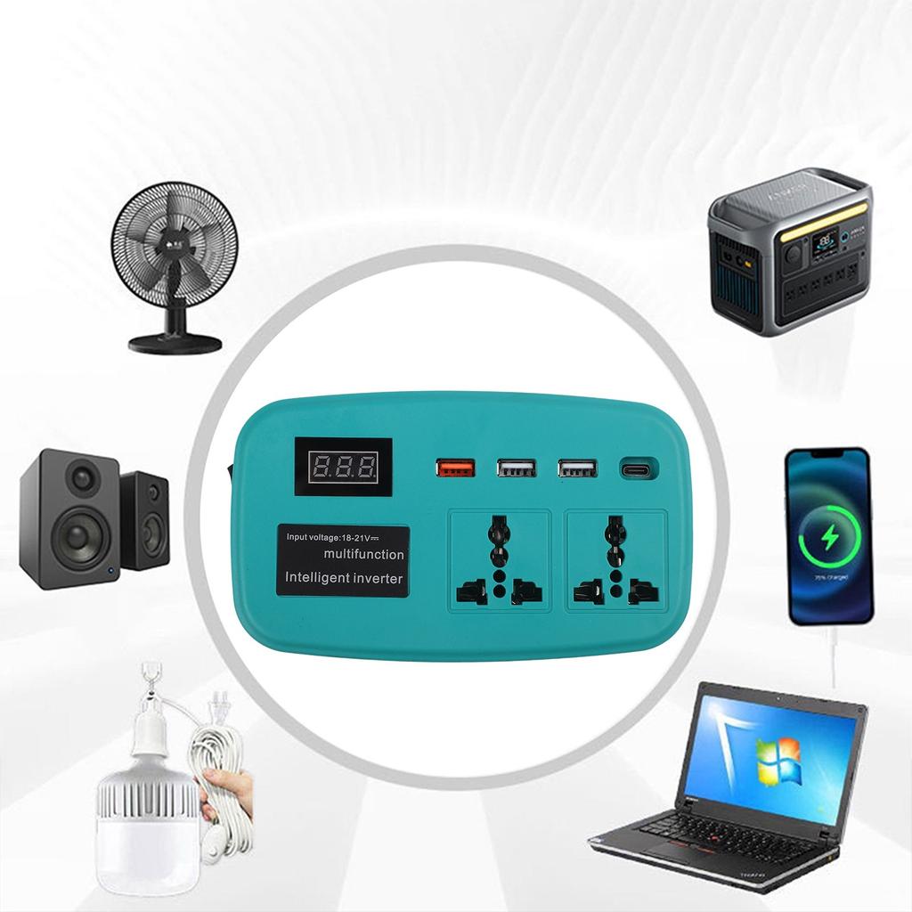 Compact DC To AC Inverter with Smart Technology for For Outdoor Adventures