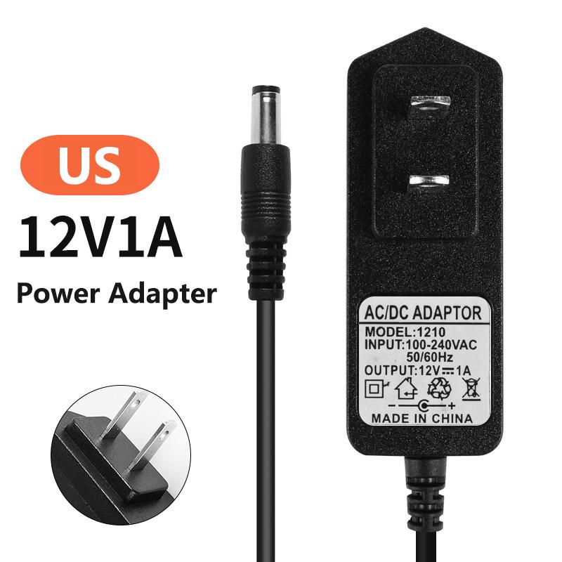 Led Driver For Controller 12V DC Power Supply With Polite Lamp 12V 1A Led EU US Plug Transformar 220 To 12v