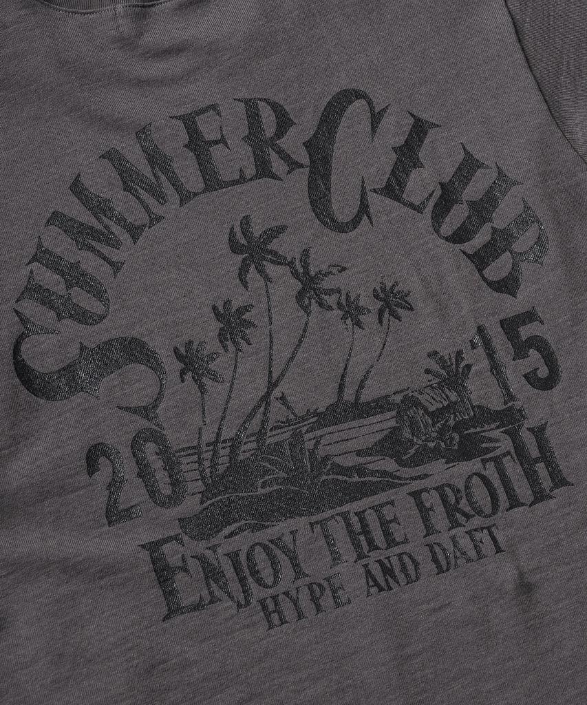 VASTIC Summer Club T-Shirt_Charcoal