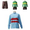 Comfortable Undertale Frisk Chara Cosplay Outfit For Role Play And Daily Wear
