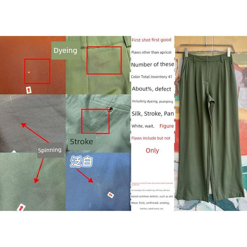 Foreign Trade Original Order NA-K * D Pleat Lightweight Stretch High Waist Suit Pants Drape Loose Casual Wide Leg Pants 1461c2