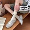 Retro hollow Mary Jane shoes, a pair of Velcro ballet casual shoes, summer soft soles are not tired, thin flat-soled single shoes