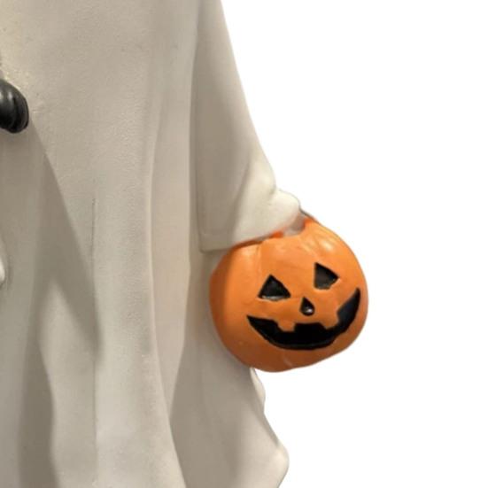 Halloween Ghost Statue Mini Resin Figurine Cute Funny Cartoon Design Spooky Statue Festival Party Decoration