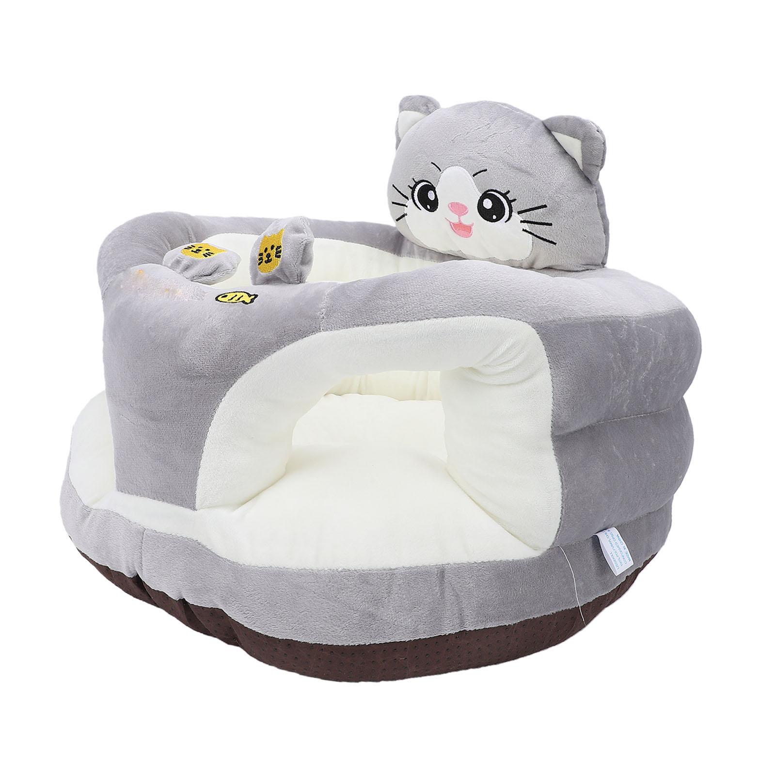 Baby Leert Zitten Stoel Cartoon Pluche Baby Zitondersteuning Bank met Rugleuning voor Huis Woonkamer