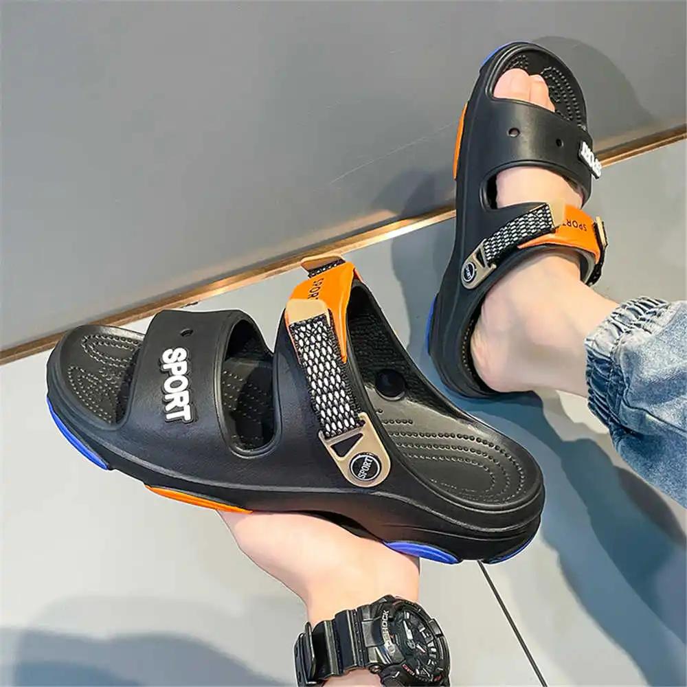 40-41 In Beach Sand Chinelos Open Slippers Shoes Luxury Man Sandals Sneakers Sport High-quality Footwears Snackers Kit