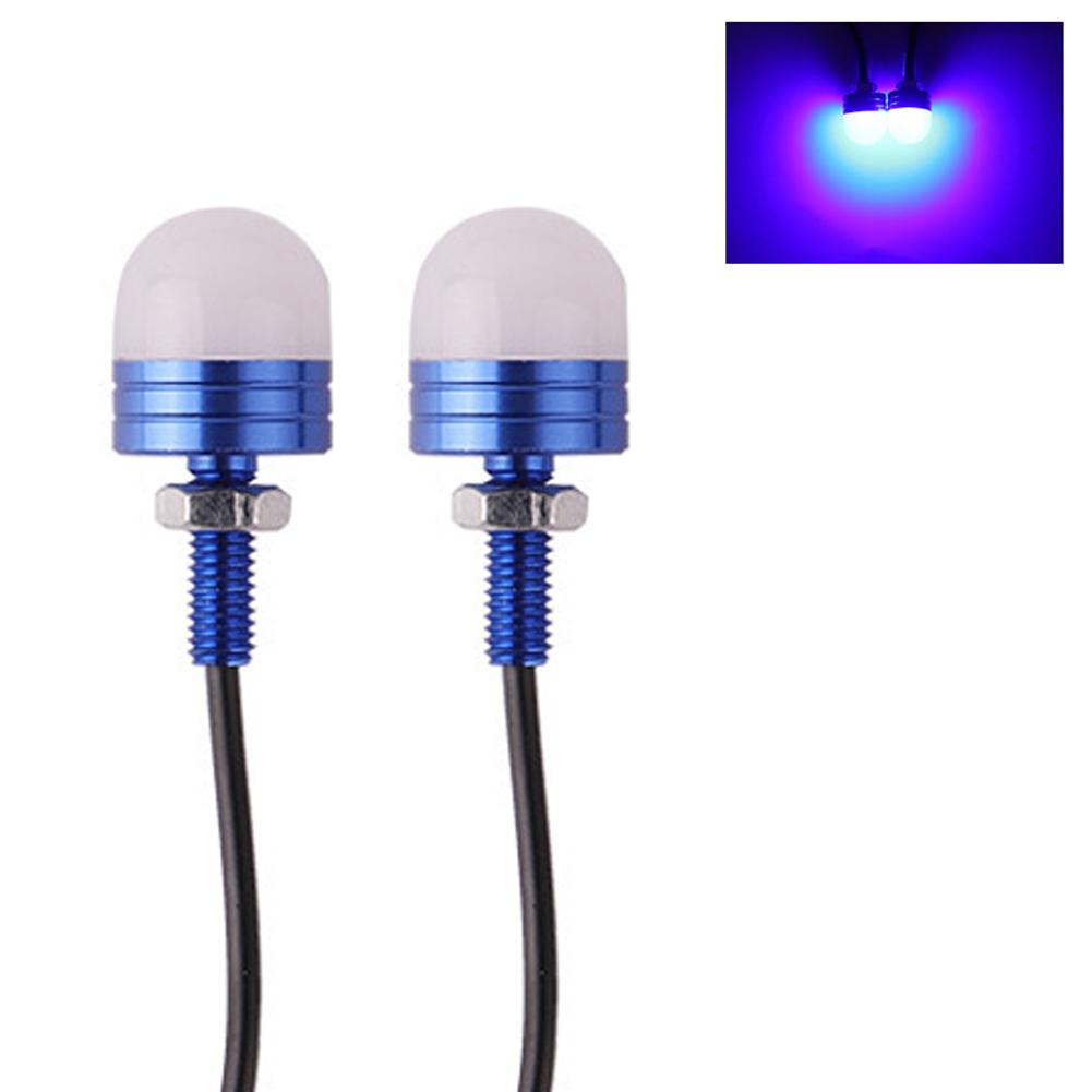 

2 шт. 12 В мотоциклетний сигнальний ліхтар Поворотний ліхтар Денні ходові ліхтарі Протитуманні фари Ангельське світло Аксесуари синій