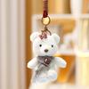 Teddy Shawl Bear Plush Keychain Cartoon Animal Doll Decoration Bag Pendant Gift
