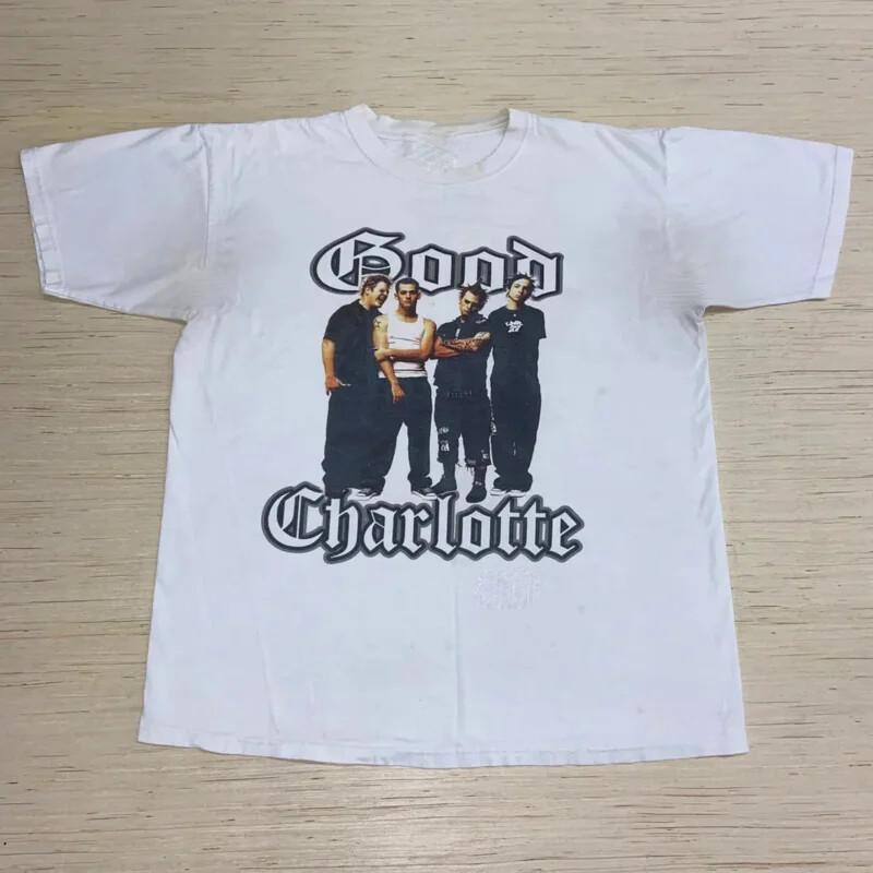 Good Charlotte band heavy cotton white full size unisex shirt Unisex T-Shirt XXL