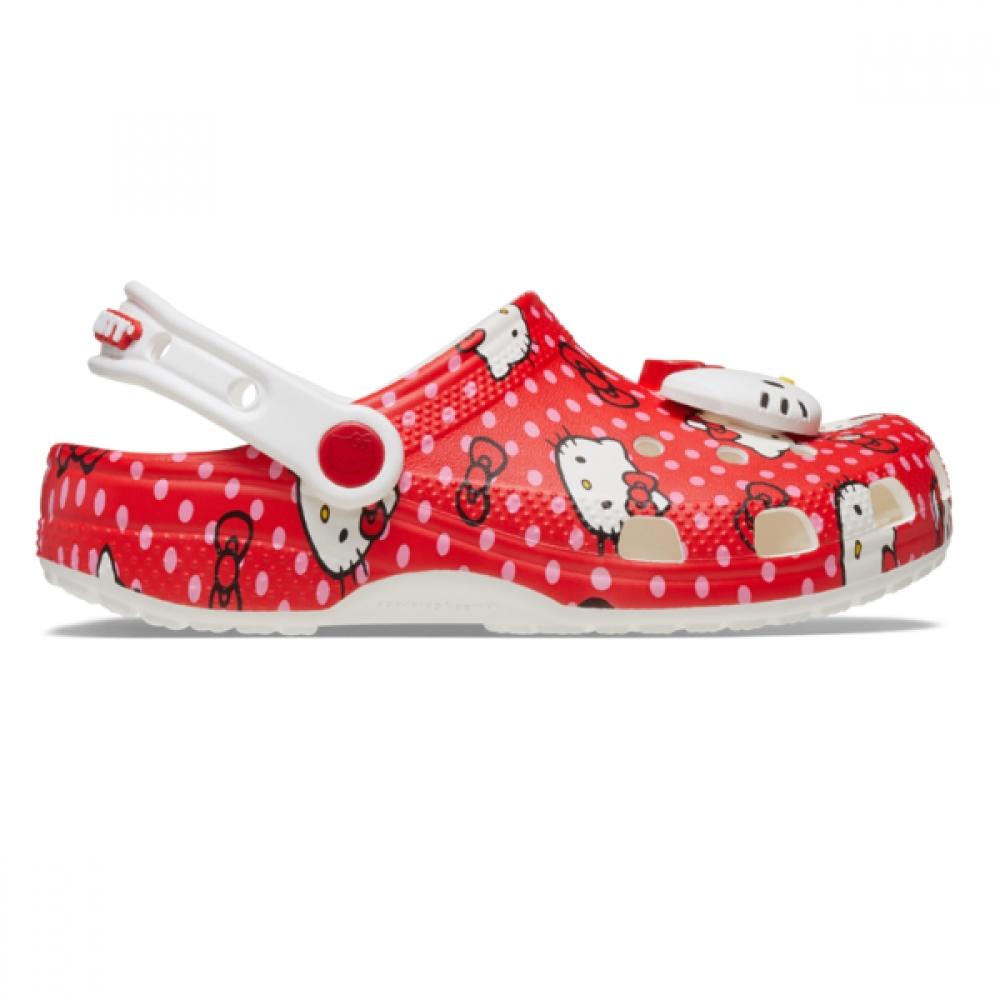 Crocs Kids Sanrio Characters Red Classic Clog Kids 210576 90h Crocs Sandals Slippers Hello Kitty