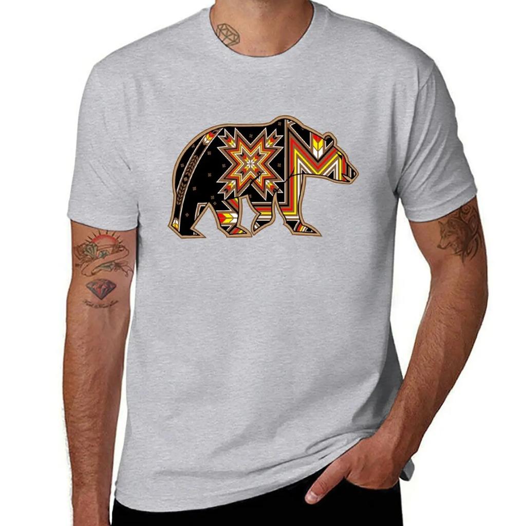 Tribal Bear TShirt designer shirts anime tshirts for men