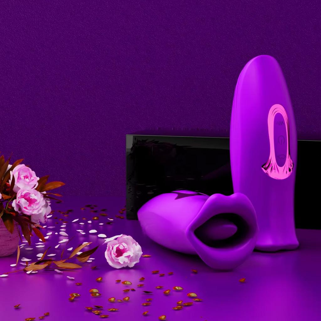 Tongue Licking Vibrator for Women Clitoris Stimulator Mouth Female Masturbator Vaginal Massage Adult Sex Toys Supplies New