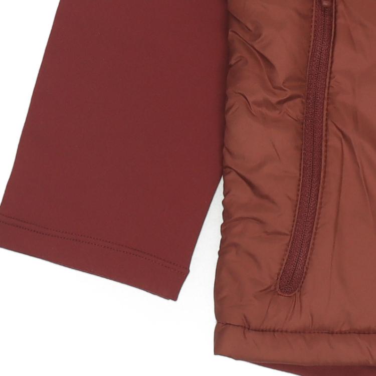 Nike Sport Zip-Up Hooded Cotton Jacket Men Outerwear Brick-Red CJ5475-250