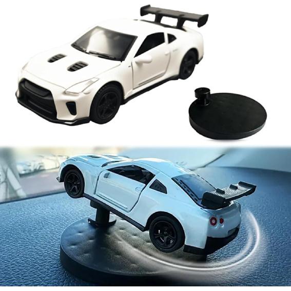 Alloy Car Model Drifting Spin Ornament, Cars Spin Dashboard Decoration, Sports Car Model That Can Sway Dynamic Interior Dash Ornament, Vehicle Turn