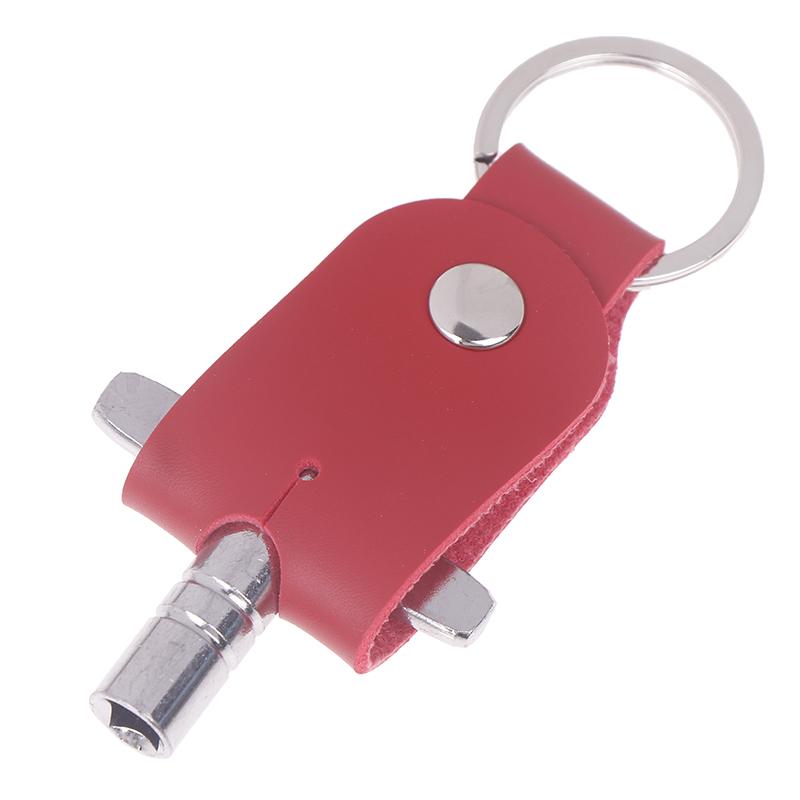 

Держатель для барабанного ключа из ПУ кожи Чехол-брелок для барабана с ключом Перкуссионный подарок для барабанщика Брелок для ключей с барабанными палочками Инструмент для барабанного ключа красный