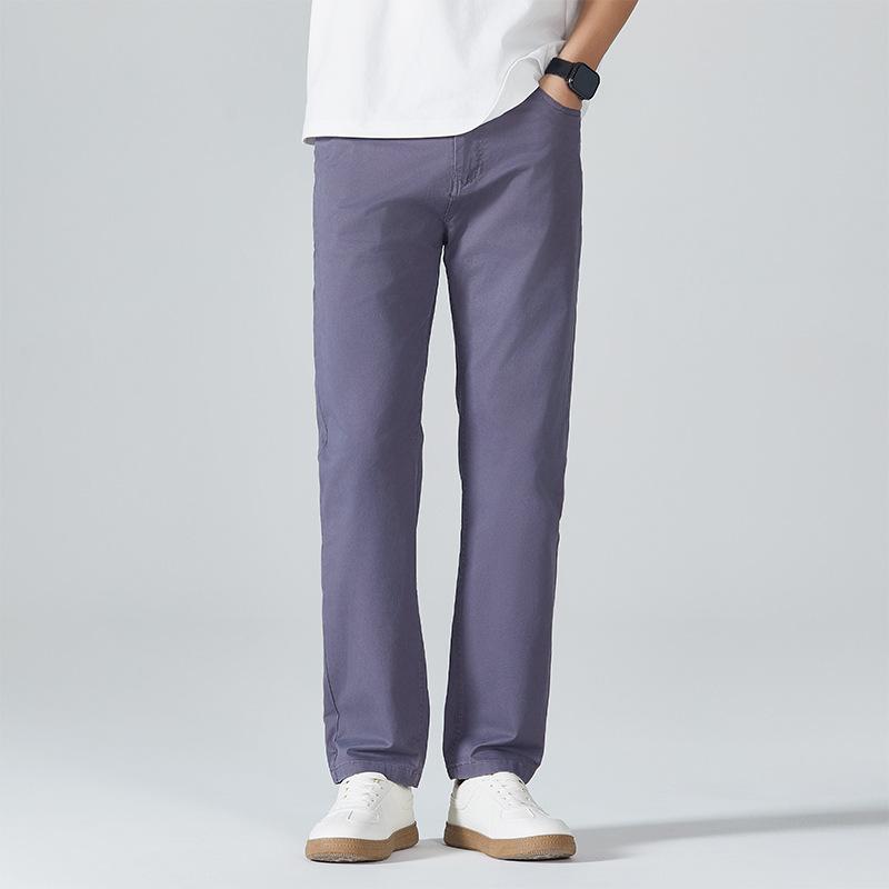 Spring and Autumn Casual Pants Pants Men's Business Casual Pants Fashion Joker Loose Straight Comfortable Fabric.