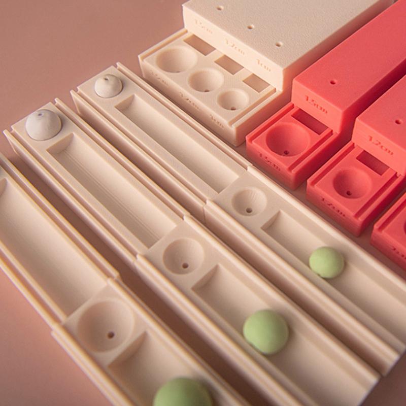 10/12/15Mm Polymer Clay Bead Rolling Ball Mold Clay Ball Punching Auxiliary Tool For Diy Earrings Jewelry Pendant Decoration