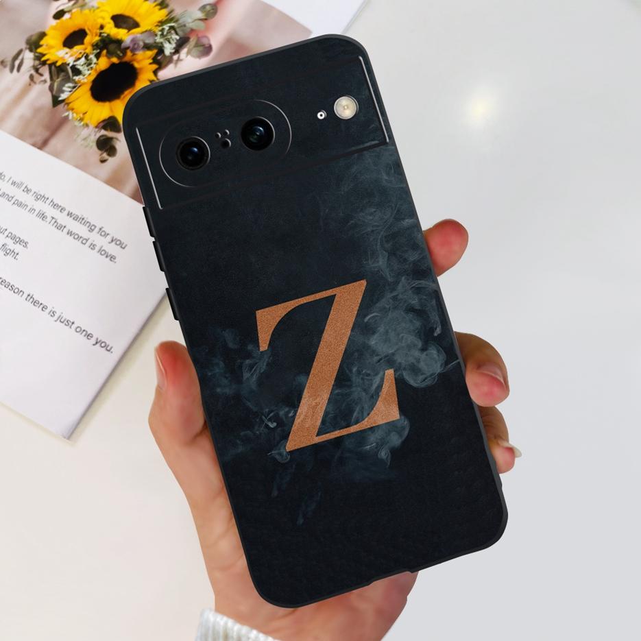 For Google Pixel 8 Case New 26 Letters Cover Shockproof Soft Silicone Phone Case For Google Pixel 8 Pro Pixel8 Back Cover Bumper