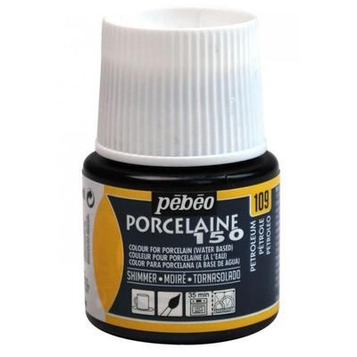 Porzellanfarbe - Pébéo - 150 Moire Öl Nr. 109 - 45ml Flasche - Brillante Farben - Brennen bei 150°C