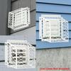 2Pcs Dryer Vents Bird Guard Replacement Carbon Steel Ventilation Bird Cage for 3 To 4inch Exhaust Fan Cover Easy To Use