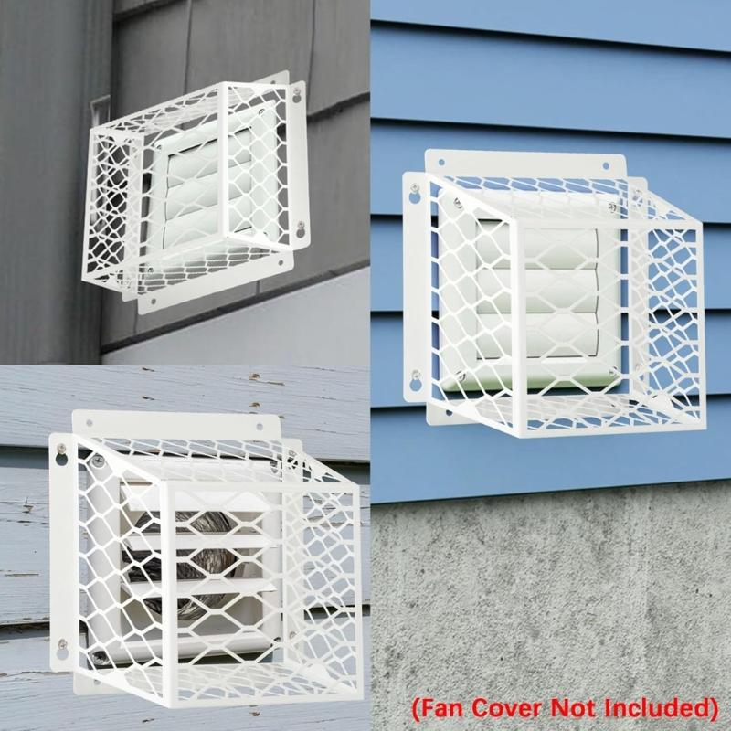 2Pcs Dryer Vents Bird Guard Replacement Carbon Steel Ventilation Bird Cage for 3 To 4inch Exhaust Fan Cover Easy To Use