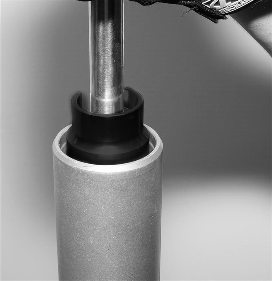CNC Aluminum Motorcycle Seal Head Push Tool For 40-50mm Rear Shock Disassembling