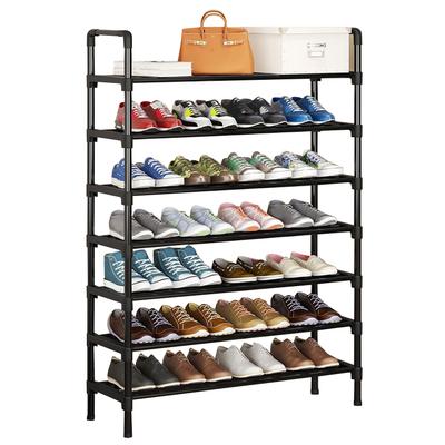 7patrový vysoký botník Úsporný botník Prachotěsný Stabilní Stojan na boty pro Vstupní prostor