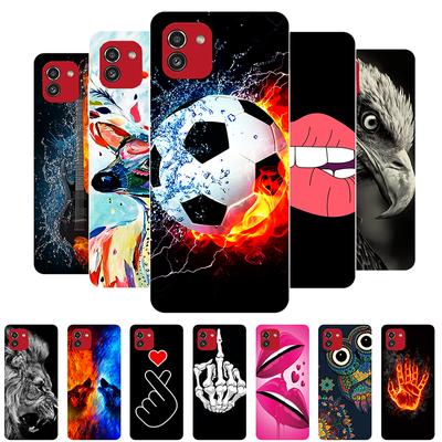 Pour Samsung A03 Coque Football Étuis Arrière en Silicone Souple Pour Samsung Galaxy A03 A035F Housse de Téléphone pour Version Globale A 03 Funda
