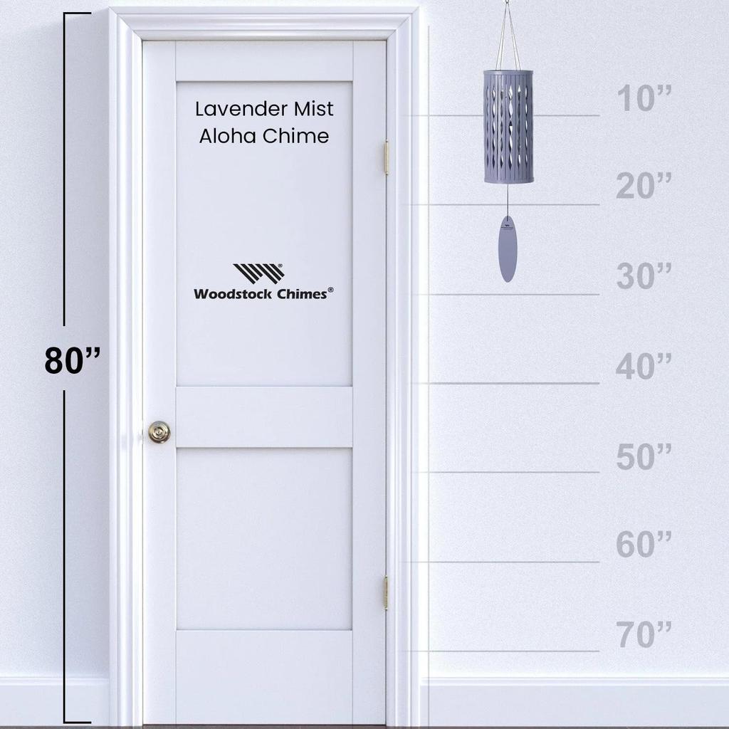 ACLM Woodstock Aloha Chime Lavender Mist Feng Chime - Shui/Entryway/Wind [Used]