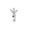Rook piercing Butterfly Ear Cartilage Eyebrow Tragus Helix Piercing Stud Curved barbell Wholesale Body  Jewelry