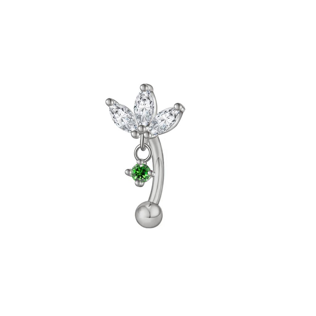 Rook piercing Butterfly Ear Cartilage Eyebrow Tragus Helix Piercing Stud Curved barbell Wholesale Body Jewelry