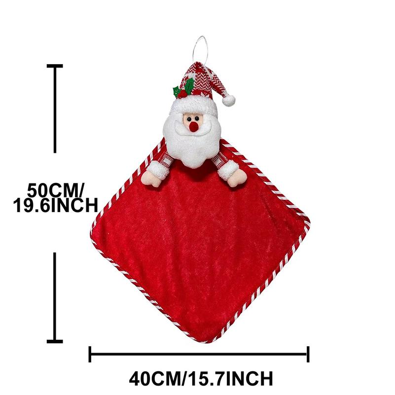 Toilet paper holder, Christmas decoration, cartoon faceless old man, snowman, deer, kitchen and bathroom hand towel