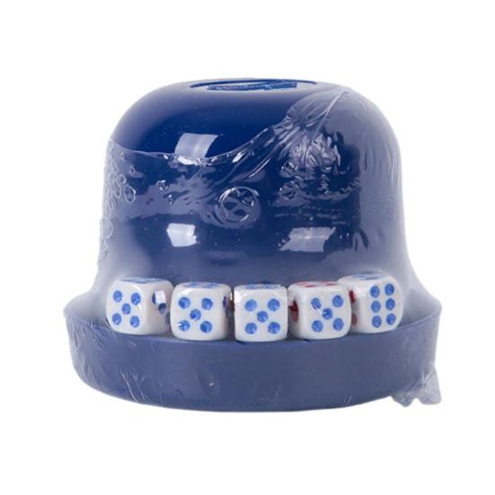 1 Set Dice Cup with 5 Dot Dice Heavy Duty Manual Shaker Cup Bar Party KTV Gambling Drinking Board Game Casino Equipment