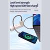 Colorful Weaving Phone Lanyard Data Line 2 In 1 PD60W USB C To USB C Charging Cable Wire Equipped Zinc Alloy Lock Buckle