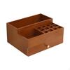 Desk Storage Box Cosmetic Organizer,Retro,Wooden Organizer,Makeup Drawer for