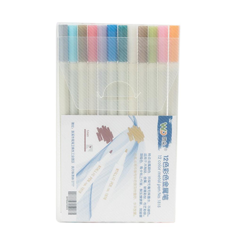 

6/12 Colors Fire Paint Markers DIY Envelope Sealing Wax Stamp Mark Pen Invitation Decor Special Graffiti for Metal Ceramics Wood