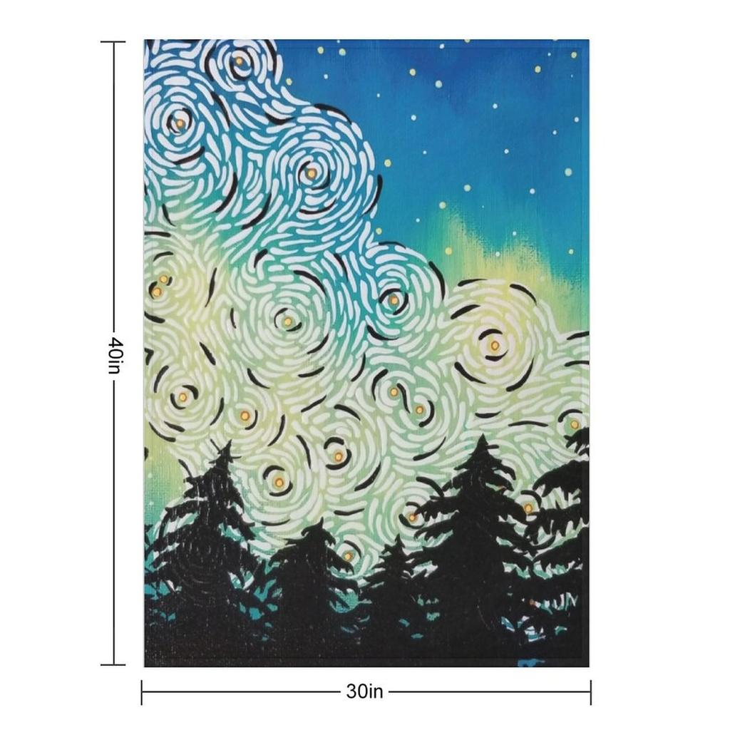 Aurora Borealis Throw Blanket Baby Blankets Ands Decorative Throw Nap Blankets