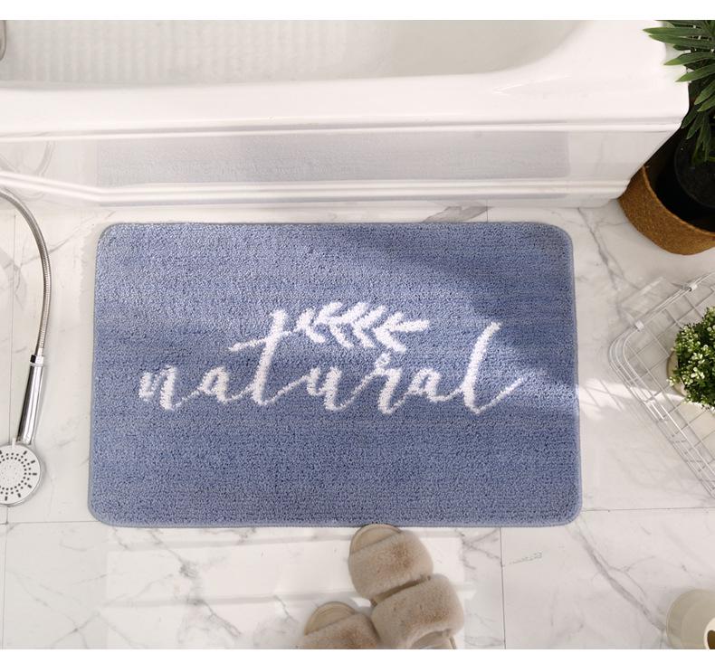 Thickened Bathroom & Entrance Door Mat - Water Absorbing Foot Pad