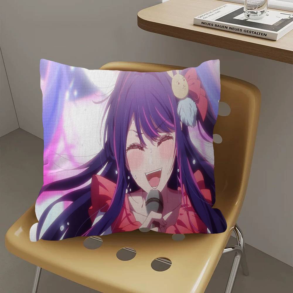 Anime O-Oshi N-No Ko Kissen Anime Kissen Sofa Bett Kopfkissenbezug Kissenbezug 45x45 cm Mode
