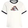 Panda Chill Cotton Sports Casual Short Sleeve T-Shirt Women Tops KB7214