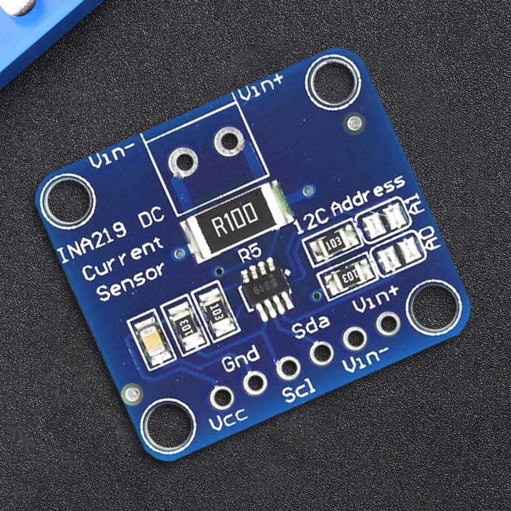 10-1PC MCU-219 INA219 Bi-directional Current Sensor Breakout Module I2C Zero Drift Power Monitoring Sensor Module High-precision