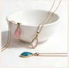 Irregular Waterdrop Necklace Pendant for Women, Aesthetic Crystal Healing CZ Stone Spiritual Jewelry