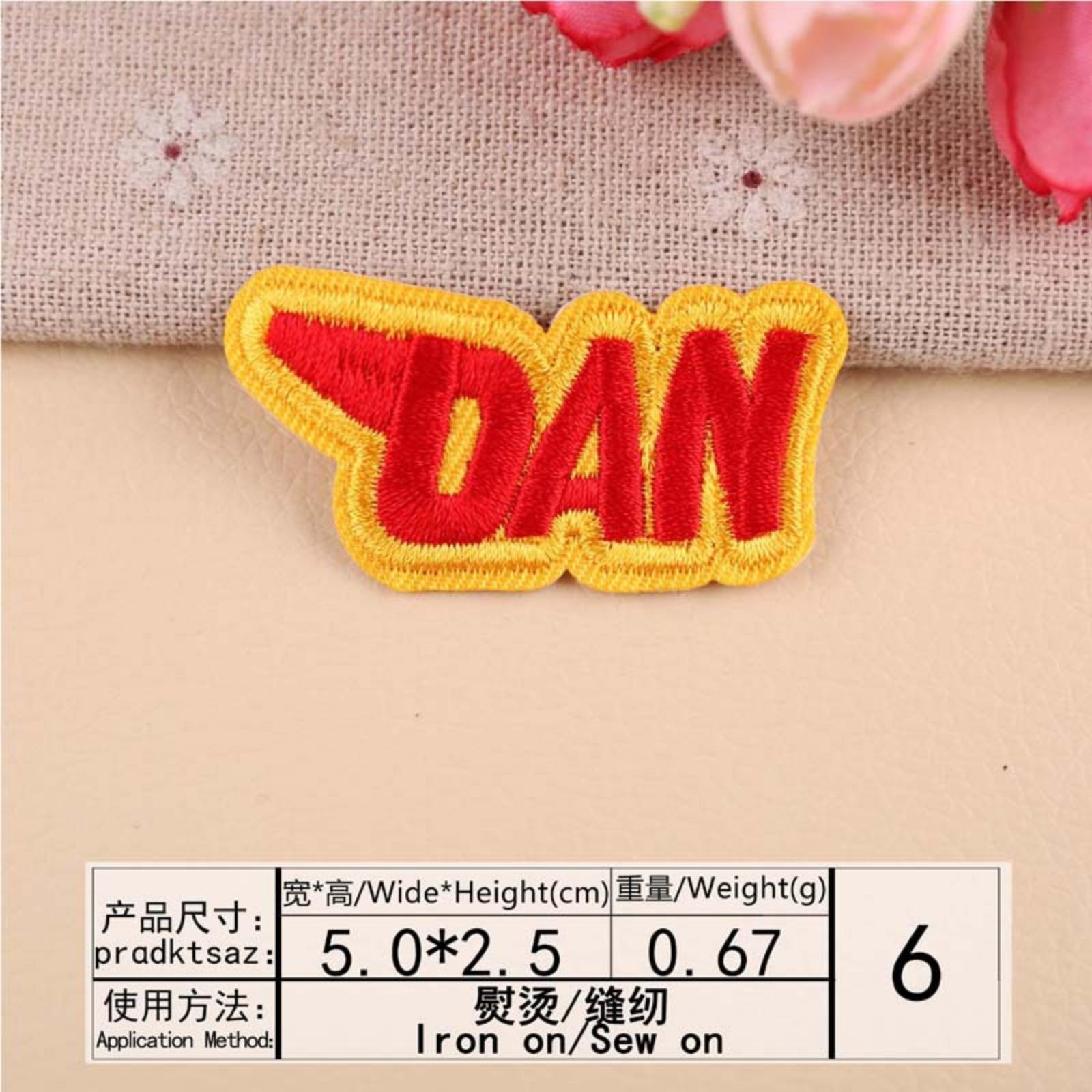 Вышитая тканевая наклейка One Size