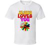 Jesus Loves You Christian Groovy 70s Revolution Gift Revival T Shirt
