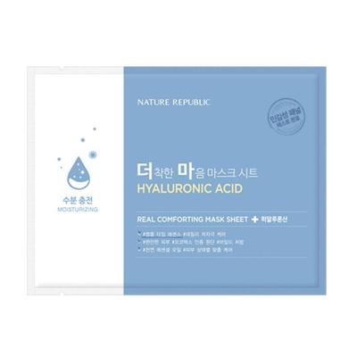 Maschera in foglio Real Comforting _Acido ialuronico 24g*5ea (idratante)